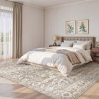 Washable Neutral Soft Rug