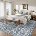 Washable Neutral Soft Rug