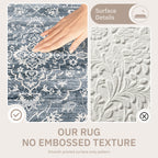 Washable Neutral Soft Rug