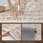 Non-Slip Backing Washable Rugs