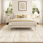 Washable Neutral Soft Rug